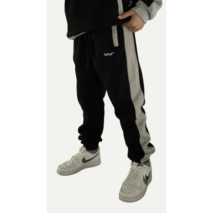 FuPer Jogginganzug "Streetwear Respekt" unisex (Kinder, Frauen und Herren) - grau schwarz